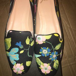 NIB J.CREW Smoking Slippers Liberty Floral